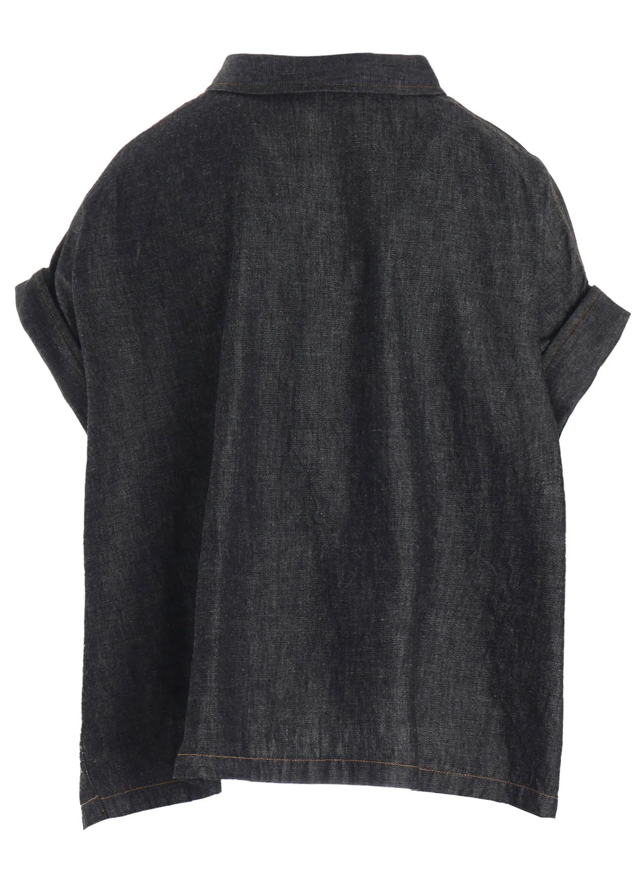 6OZ DENIM SHORT BLOUSE sold by Yohji Yamamoto product image thumbnail 4