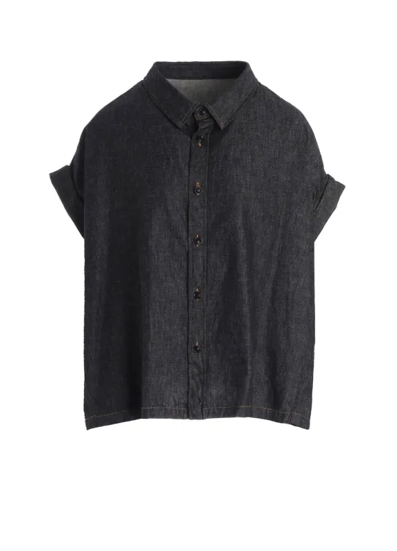 6OZ DENIM SHORT BLOUSE made by Yohji Yamamoto