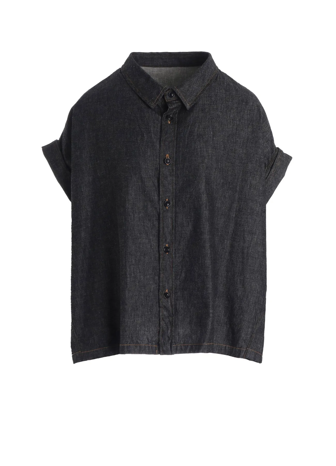 6OZ DENIM SHORT BLOUSE sold by Yohji Yamamoto