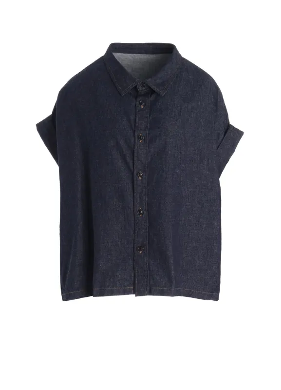 6OZ DENIM SHORT BLOUSE made by Yohji Yamamoto