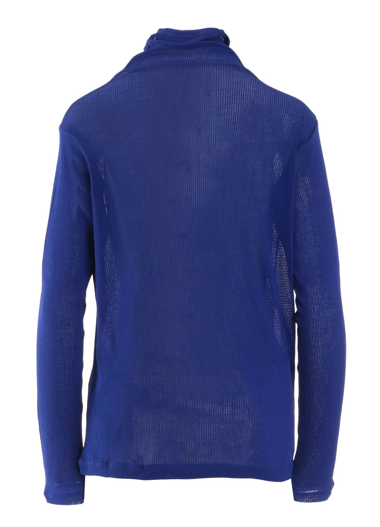 MERCERIZED RIB HIGH NECK LONG SLEEVE TEE sold by Yohji Yamamoto product image thumbnail 3