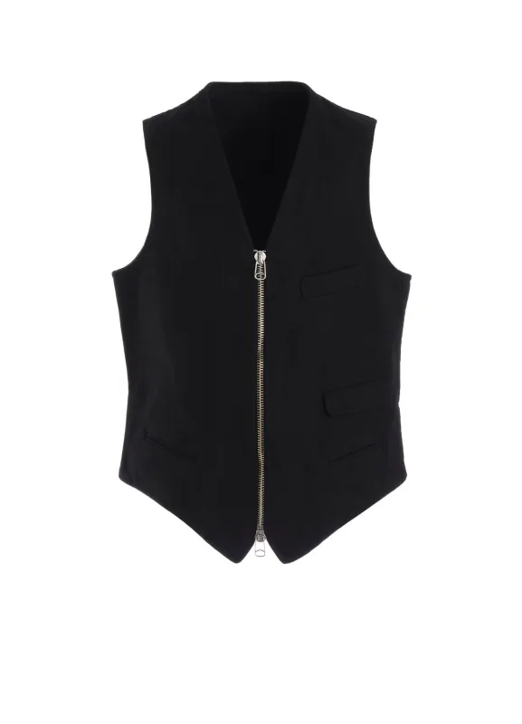 HEAVYWEIGHT KATSURAGI BIO ZIP VEST made by Yohji Yamamoto
