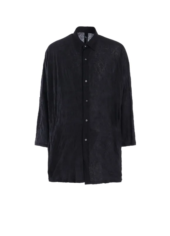 T/C WASHER JERSEY FRONT BUTTON SHIRT sold by Yohji Yamamoto