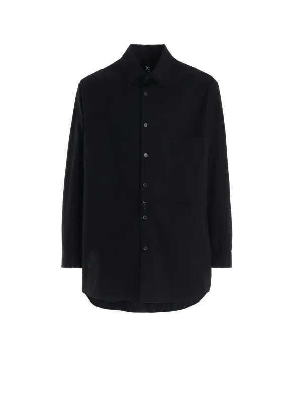 DOUBLE COLLAR BROAD SHIRT WITH ZIPPER SWITCH made by Yohji Yamamoto