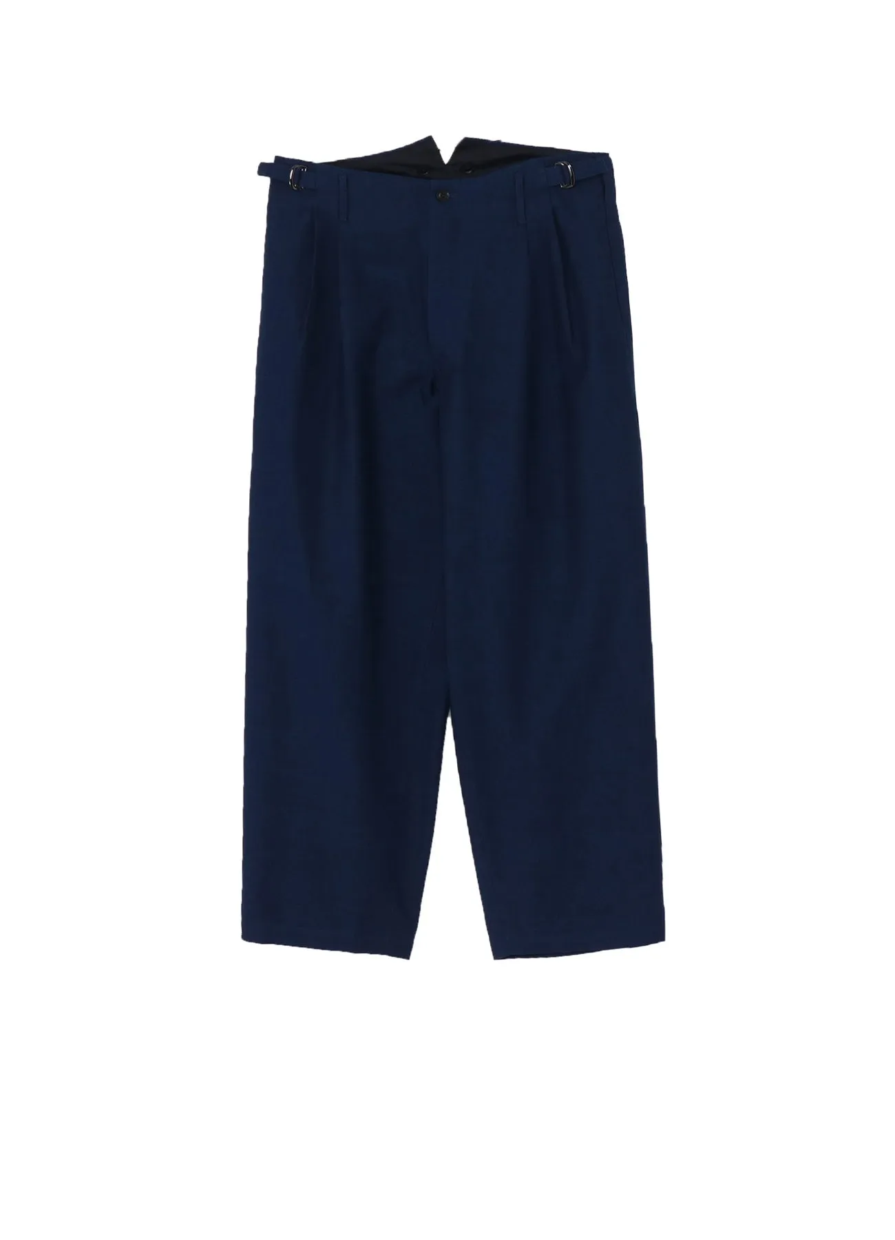 COTTON INDIGO TWILL 2-TUCK PANTS sold by Yohji Yamamoto