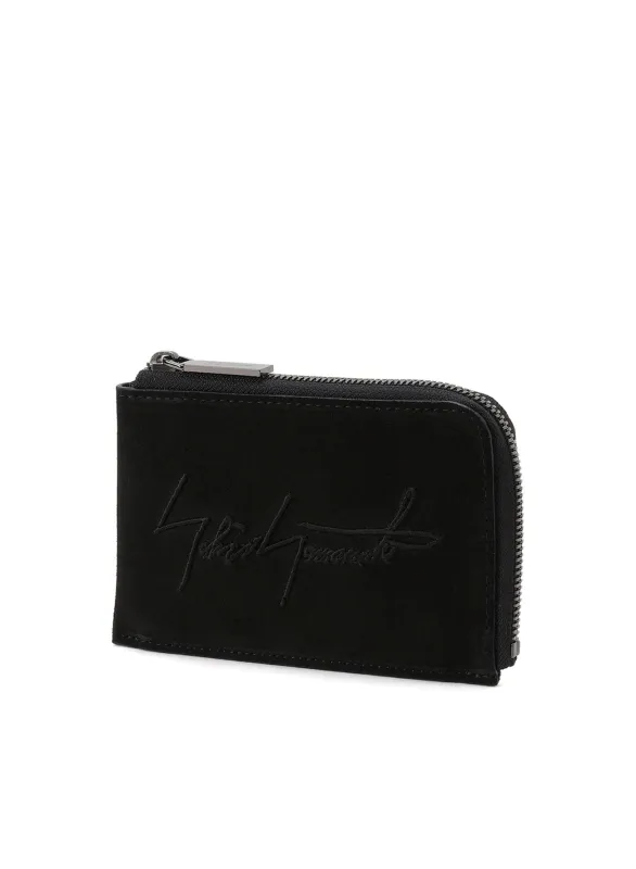 Signature short wallet(Nubuck) made by Yohji Yamamoto