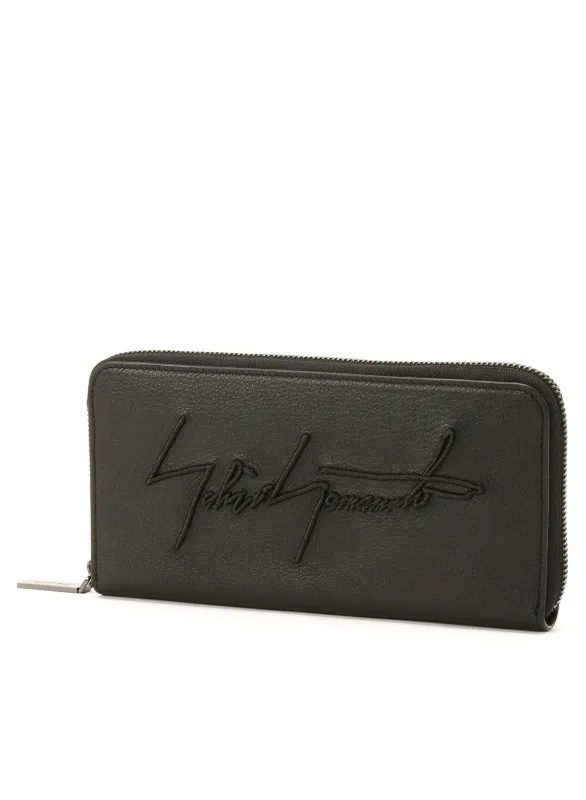 Signature long wallet made by Yohji Yamamoto