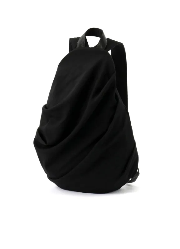 WOOL GABARDINE DRAPE-BAG made by Yohji Yamamoto