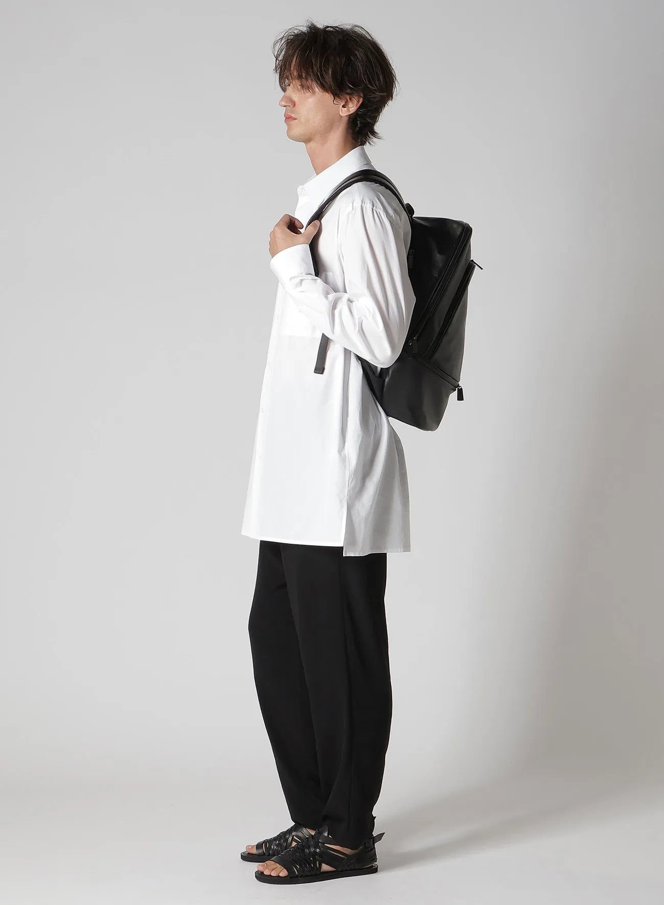 SMOOTH COW LEATHER/NY0 SYSTEM BACKPACK sold by Yohji Yamamoto product image thumbnail 2