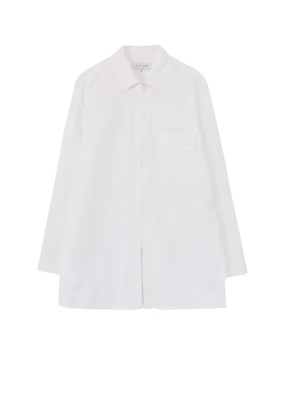 CHAIN STITCH BROAD ZIP OPEN BLOUSE sold by Yohji Yamamoto