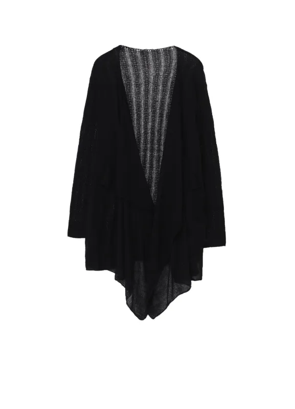 PS+POST STITCH DRAPE DETAIL CARDIGAN made by Yohji Yamamoto