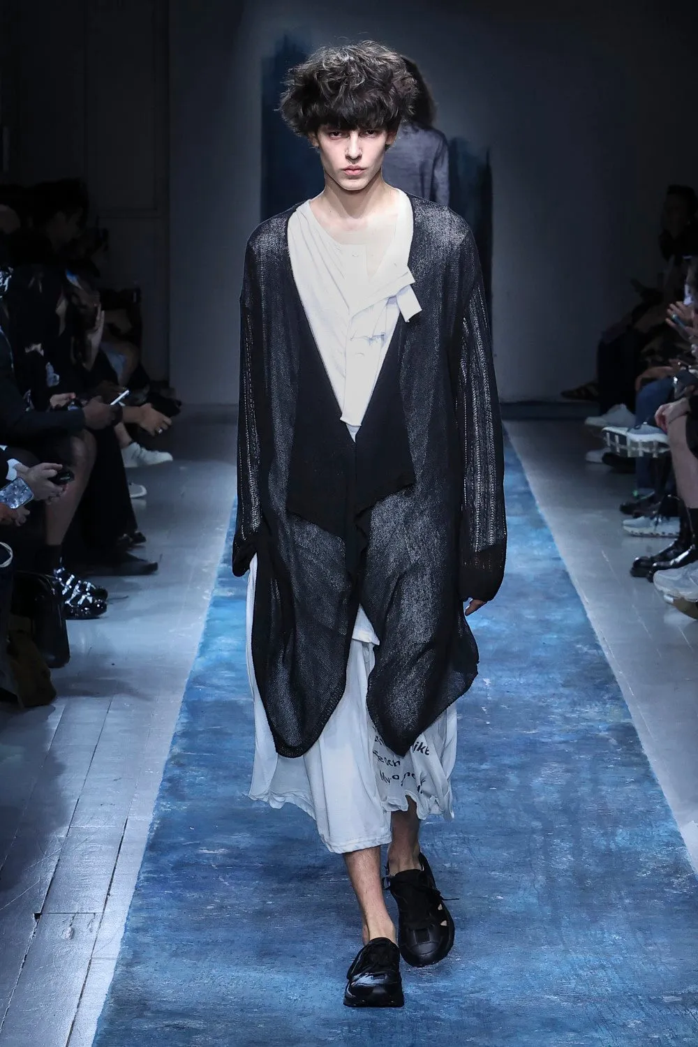 PS+POST STITCH DRAPE DETAIL CARDIGAN sold by Yohji Yamamoto product image thumbnail 2
