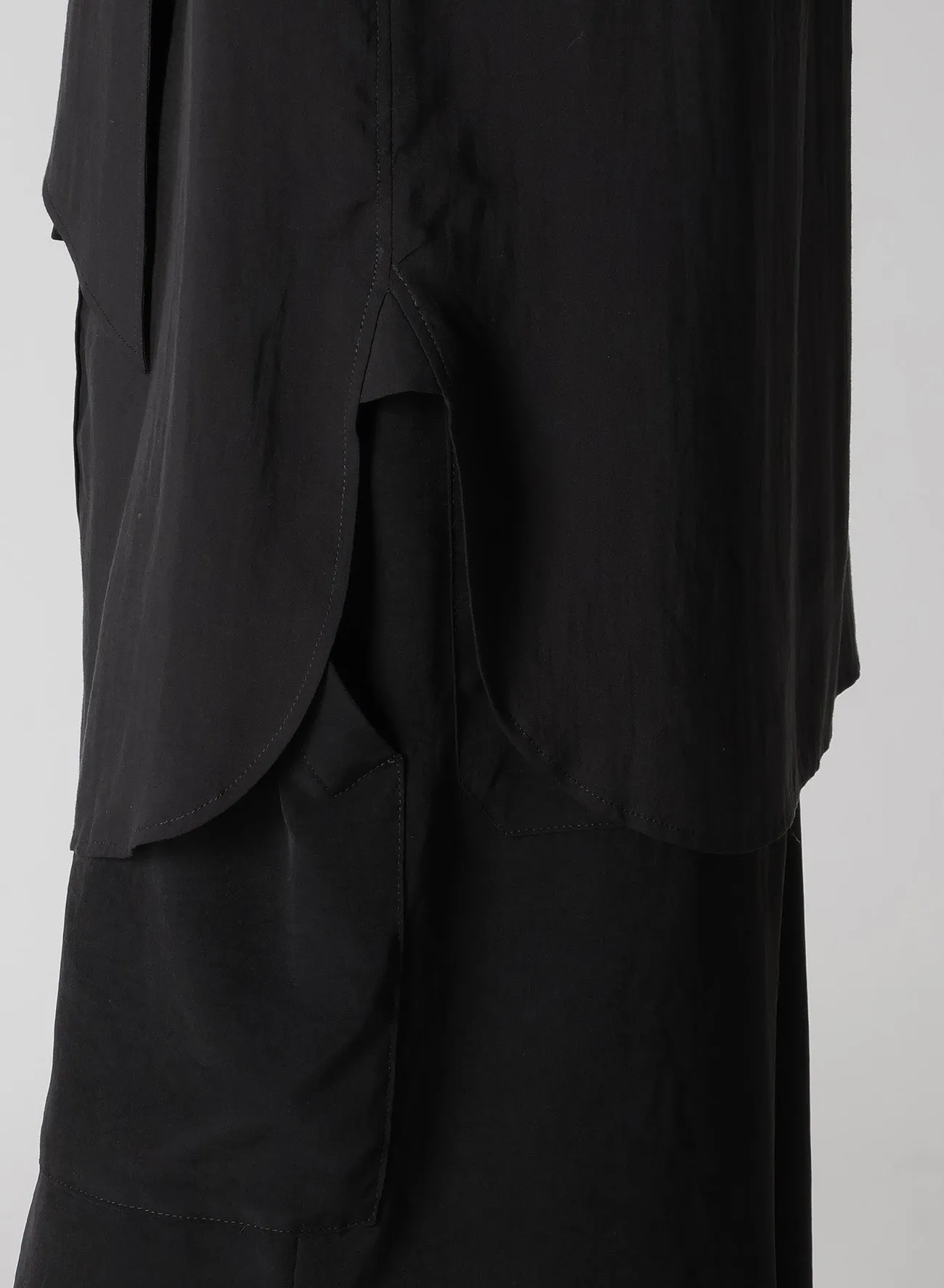 CELLULOSE LAWN RUFFED SPARE COLLAR BLOUSE sold by Yohji Yamamoto product image thumbnail 5