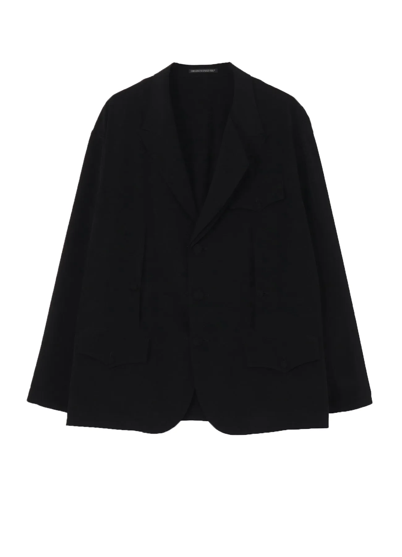TA TUXEDO FRONT AND BACK OPENED LAPEL JACKET sold by Yohji Yamamoto