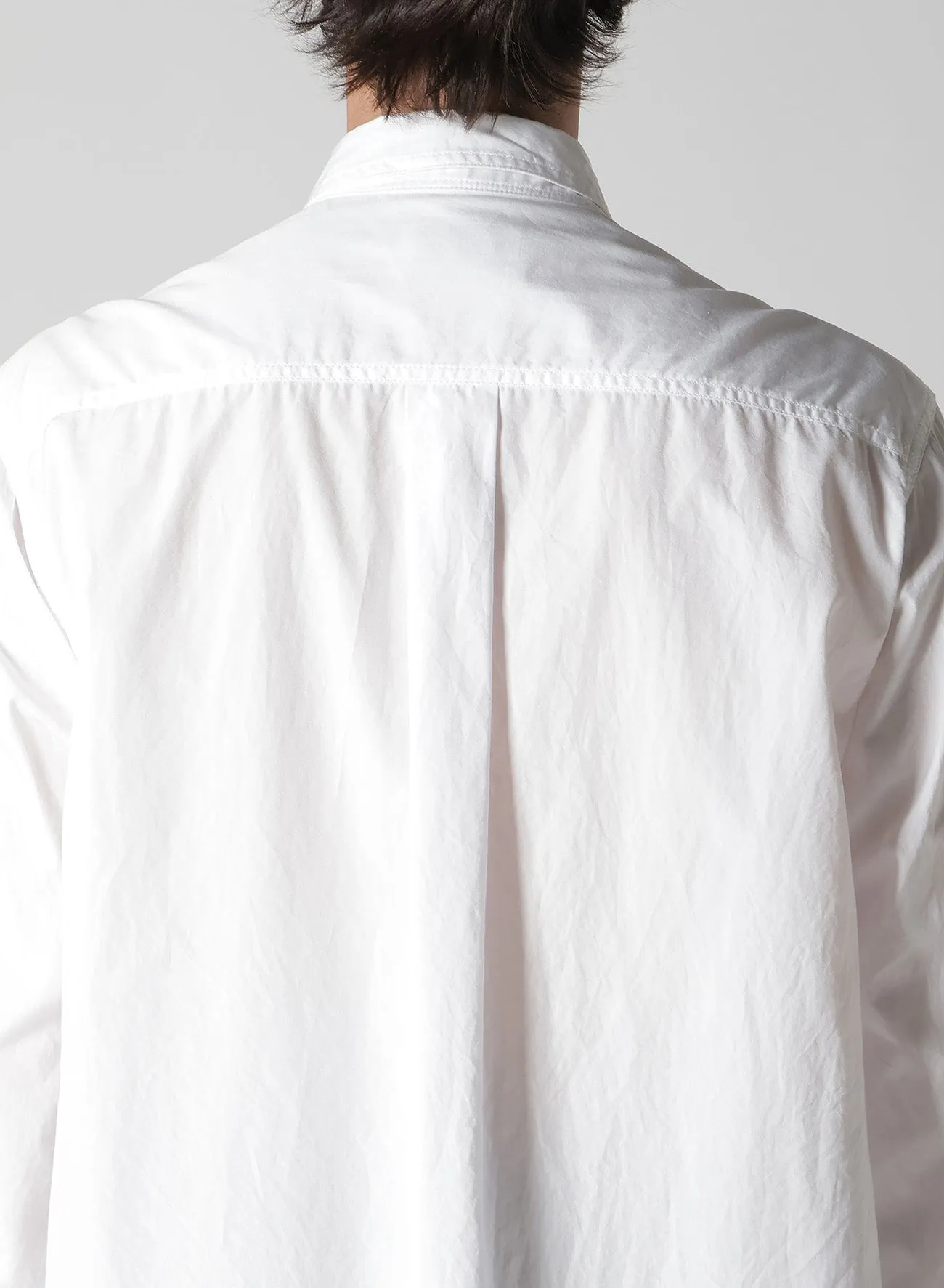 CHAIN STITCH BROAD BIG STANDARD SHIRT sold by Yohji Yamamoto product image thumbnail 4