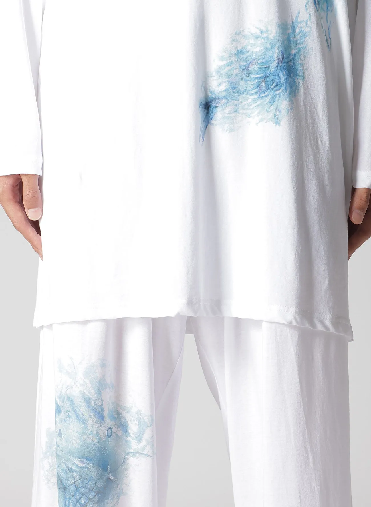 50/-SUPER HIGH TWISTED JERSEY D NECK LINE LONG SLV PT B sold by Yohji Yamamoto product image thumbnail 5