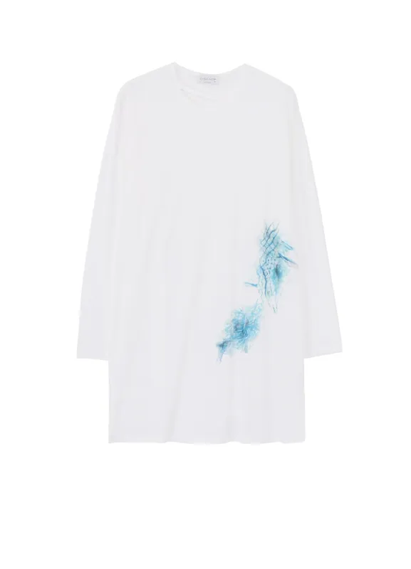 50/-SUPER HIGH TWISTED JERSEY D NECK LINE LONG SLV PT B sold by Yohji Yamamoto