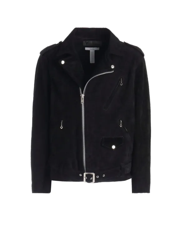 【Y's for men × MASSES】 SUEDE DOUBLE RIDERS JACKET made by Yohji Yamamoto