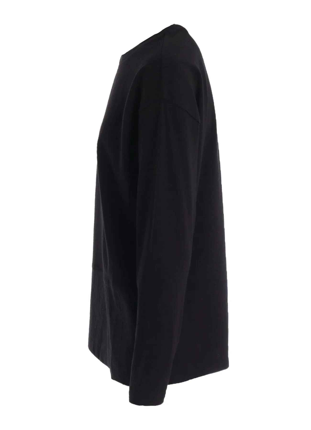 COTTON RAYON JERSEY PULLOVER SHIRT (M) sold by Yohji Yamamoto product image thumbnail 3