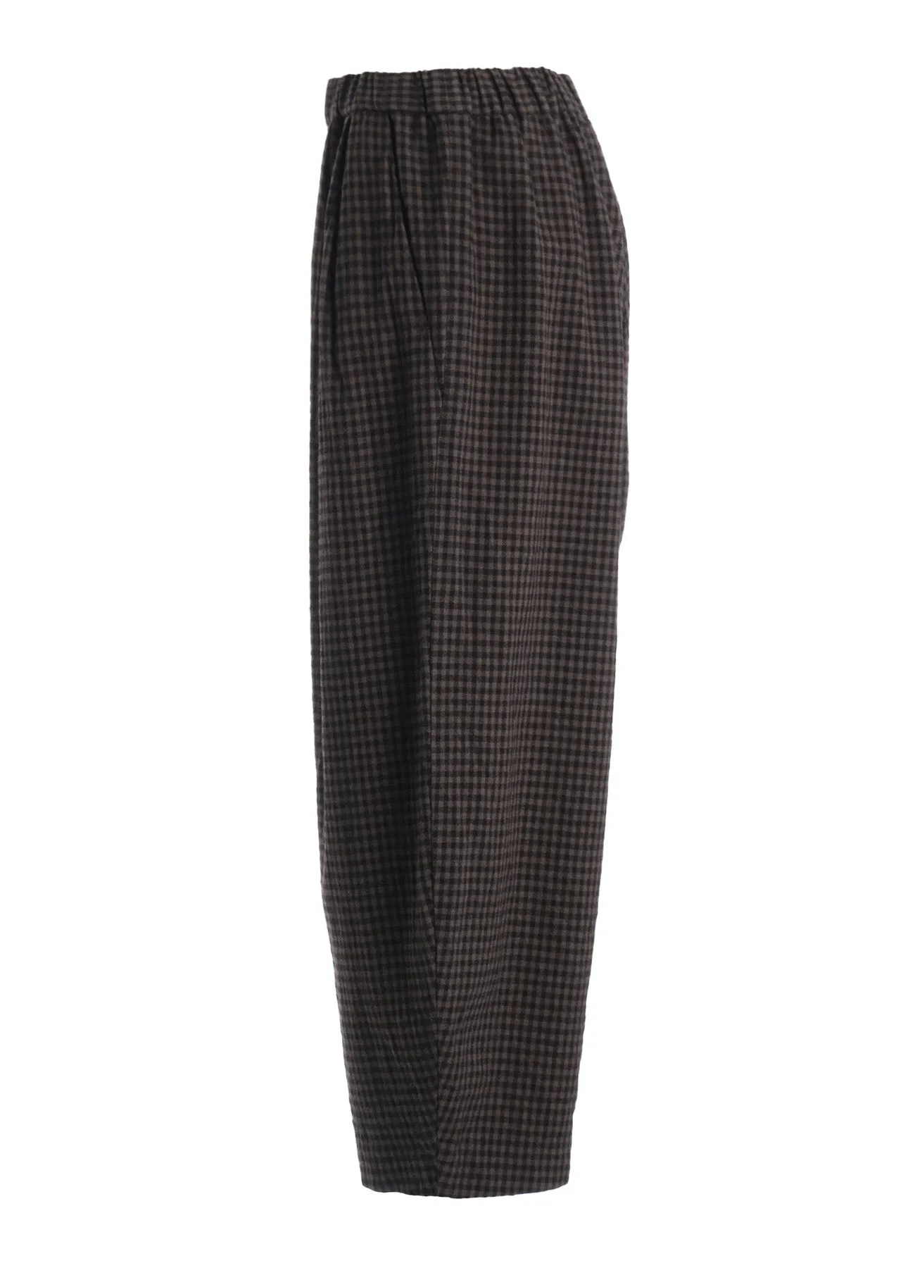 COTTON LINEN TUCK PANTS sold by Yohji Yamamoto product image thumbnail 3