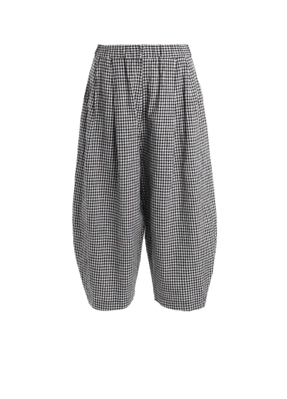 COTTON LINEN TUCK PANTS sold by Yohji Yamamoto