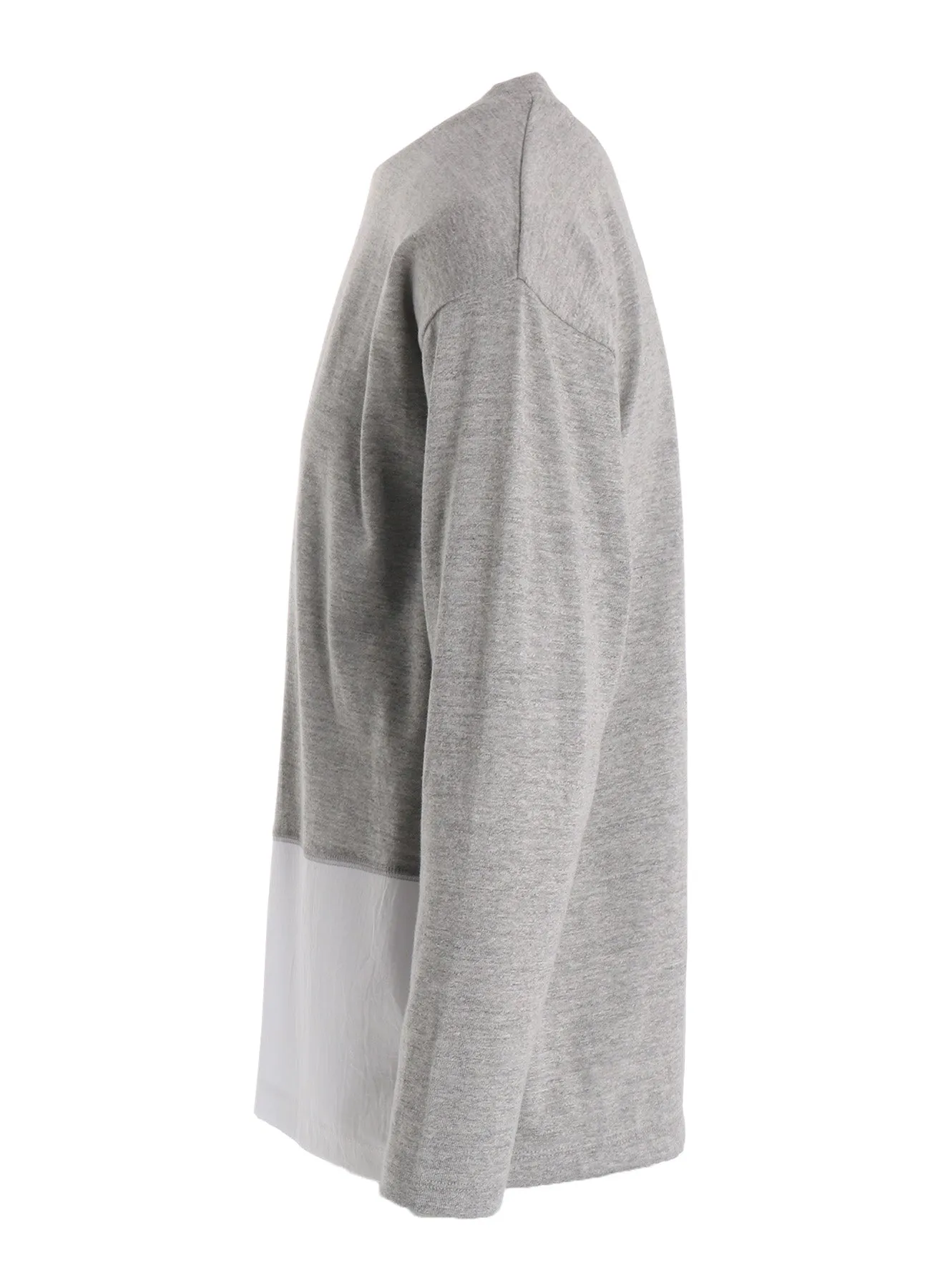 COTTON RAYON JERSEY PULLOVER SHIRT (M) sold by Yohji Yamamoto product image thumbnail 3