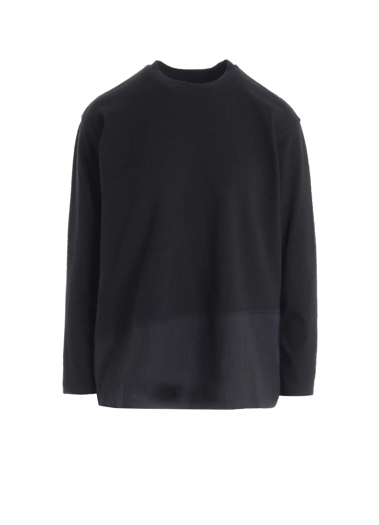 COTTON RAYON JERSEY PULLOVER SHIRT (L) sold by Yohji Yamamoto