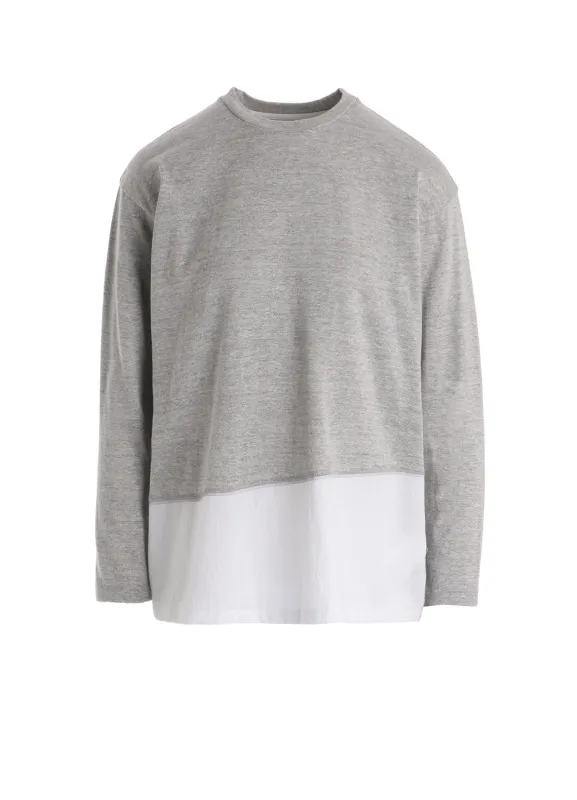 COTTON RAYON JERSEY PULLOVER SHIRT (L) sold by Yohji Yamamoto