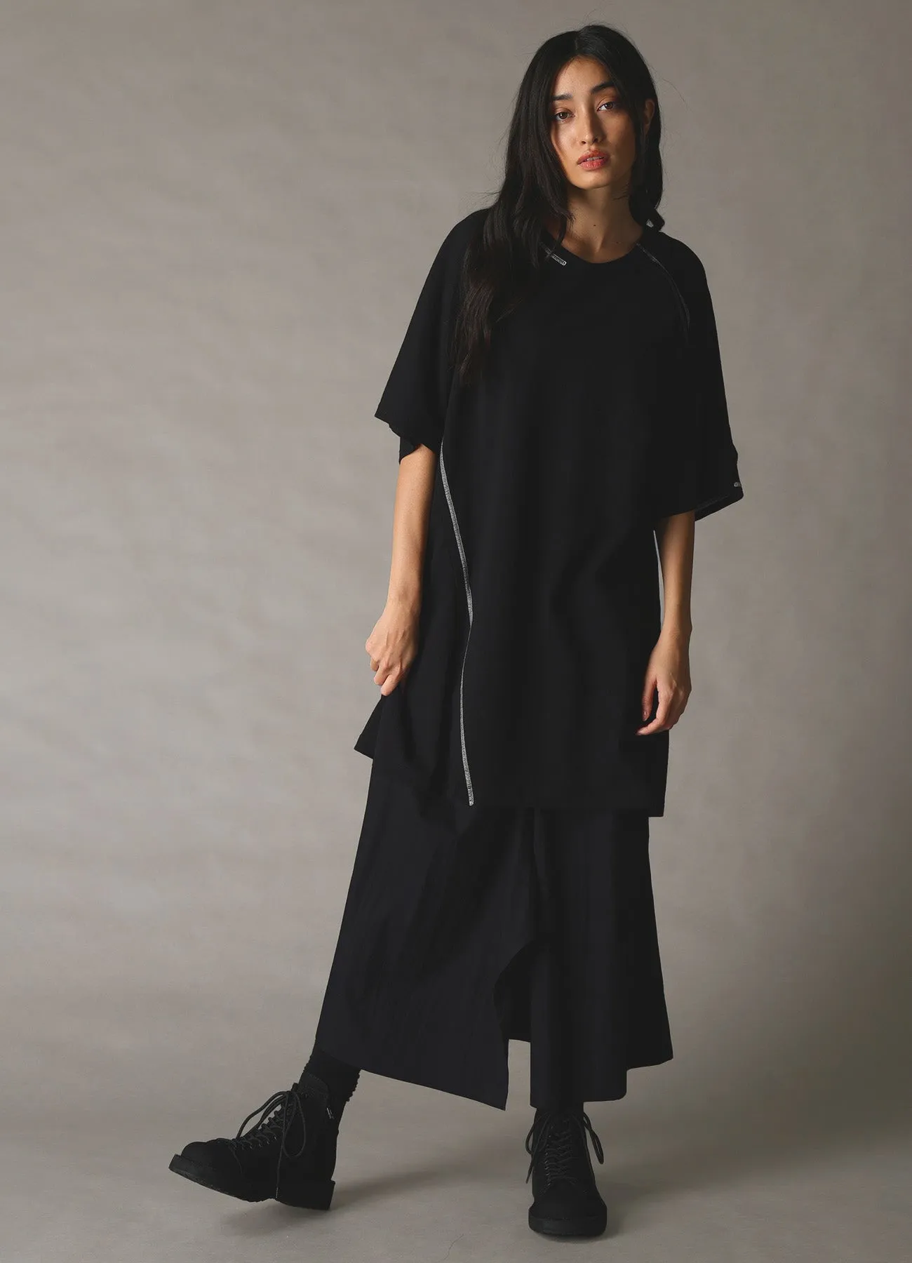 SLUB JERSEY RAGLAN SHORT-SLEEVE T-SHIRT sold by Yohji Yamamoto product image thumbnail 2