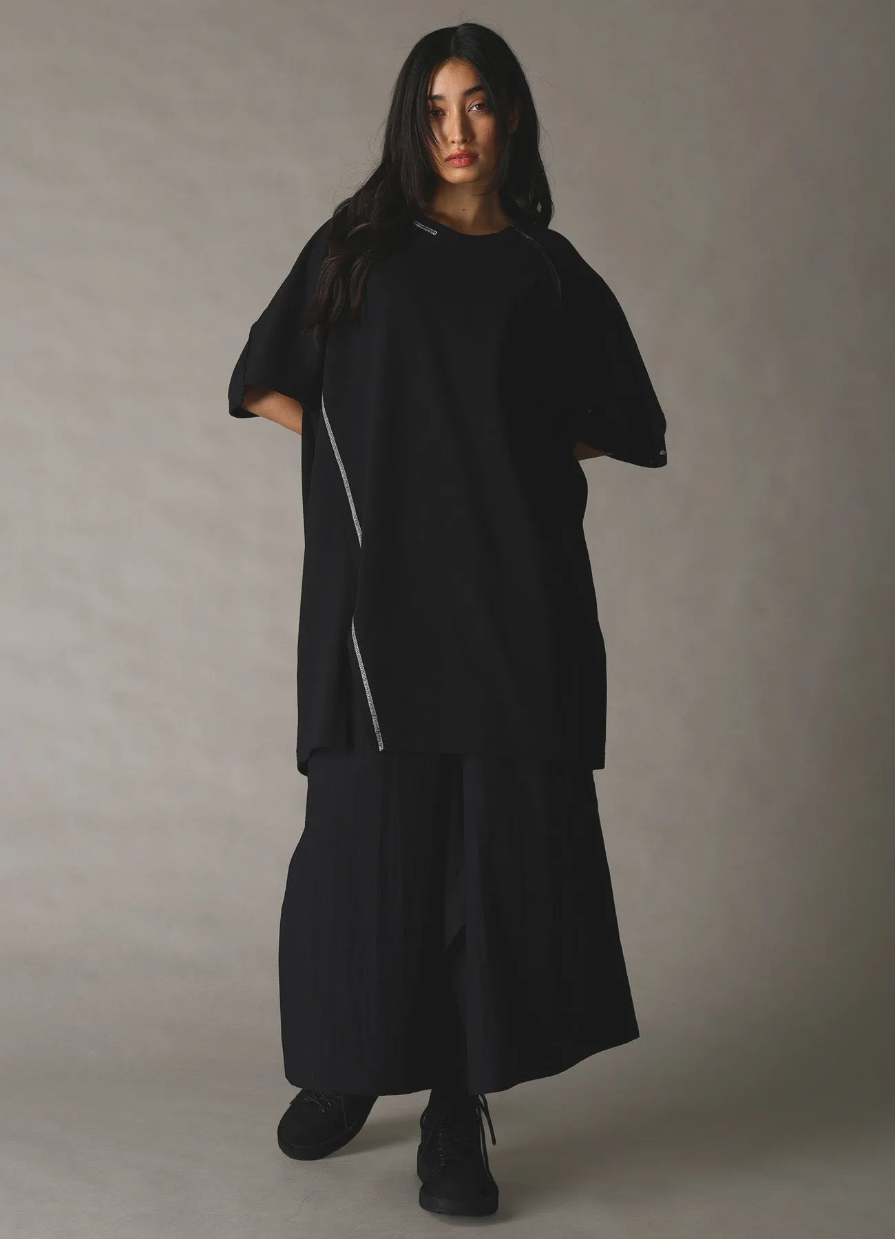 SLUB JERSEY RAGLAN SHORT-SLEEVE T-SHIRT sold by Yohji Yamamoto product image thumbnail 3