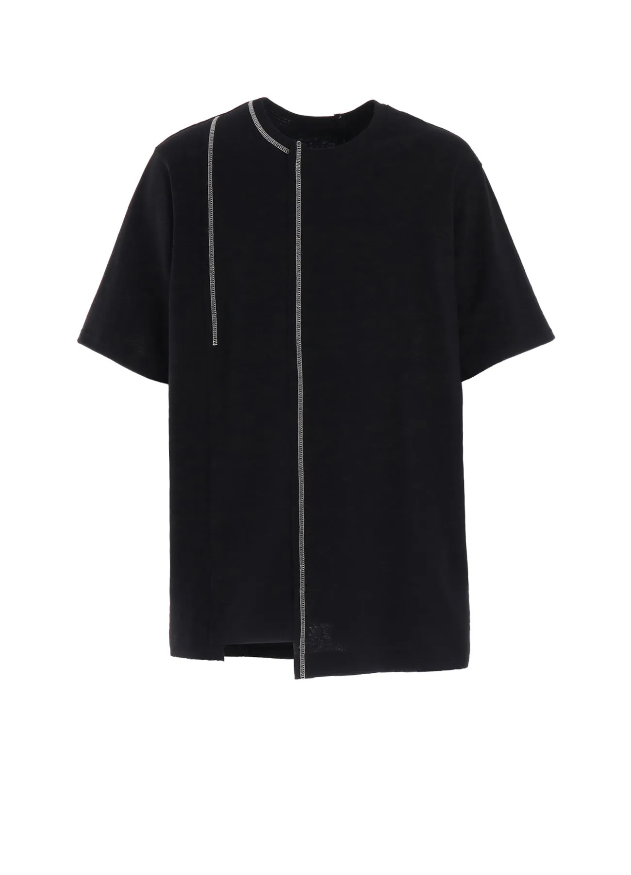 SLUB JERSEY SWITCHING T-SHIRT sold by Yohji Yamamoto
