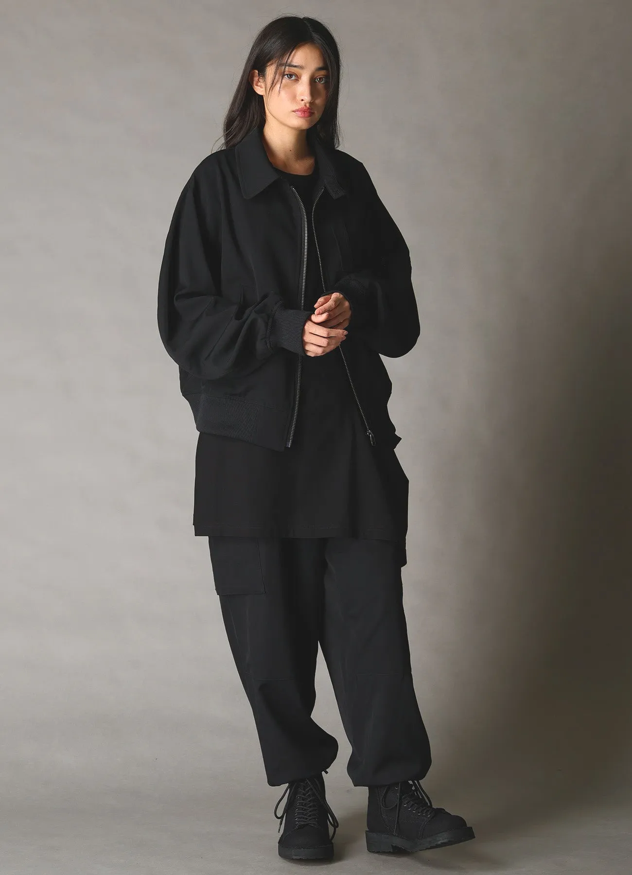 WOOL GABARDINE TAPERED CARGO PANTS sold by Yohji Yamamoto product image thumbnail 3
