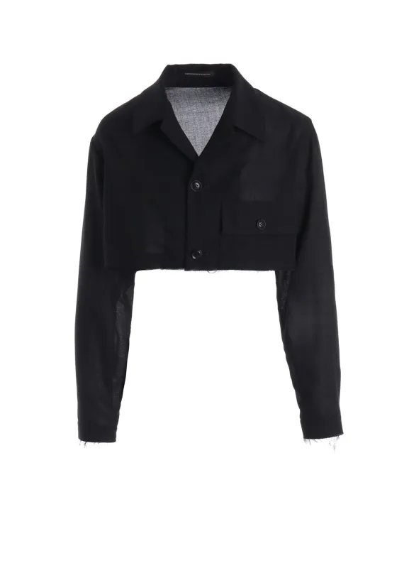 RY/NY GAUZE SHORT BLOUSON made by Yohji Yamamoto