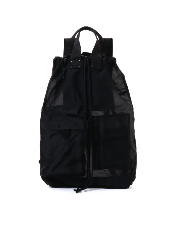 SHEER RIPSTOP NYLON BACKPACK made by Yohji Yamamoto
