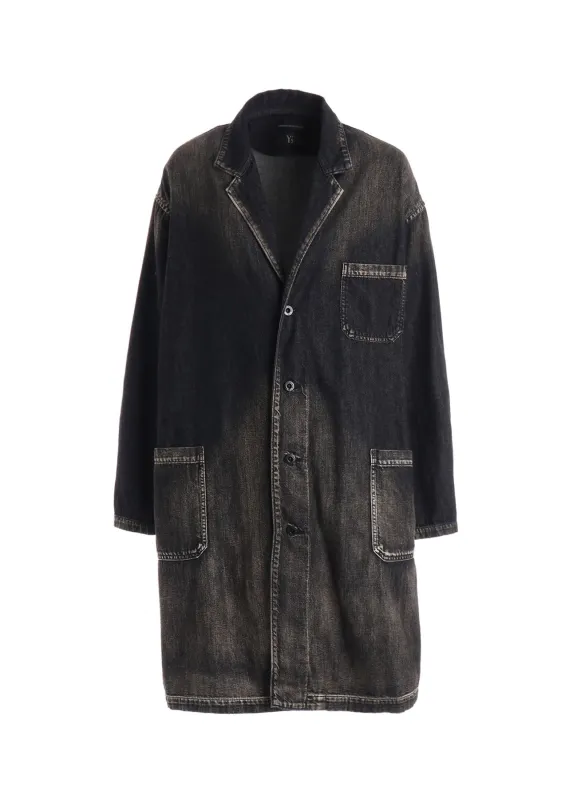 8OZ SPOTTED DENIM WORK JACKET made by Yohji Yamamoto