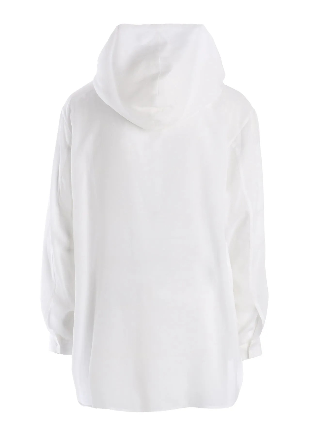 CELLULOSE LAWN HOODED BLOUSE sold by Yohji Yamamoto product image thumbnail 4