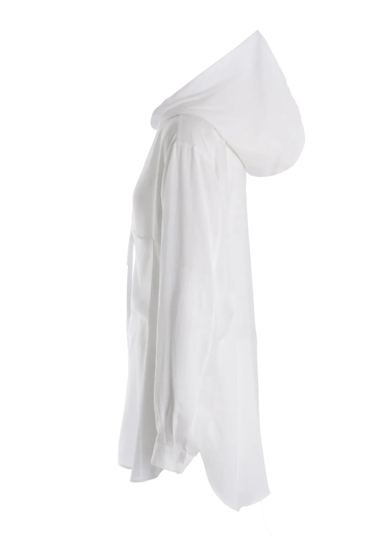 CELLULOSE LAWN HOODED BLOUSE sold by Yohji Yamamoto product image thumbnail 3