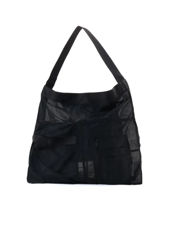 SHEER RIPSTOP NYLON BIG SHOULDER BAG made by Yohji Yamamoto