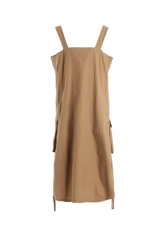 COTTON TYPEWRITER SHIRRING SHOULDER STRAP DRESS made by Yohji Yamamoto