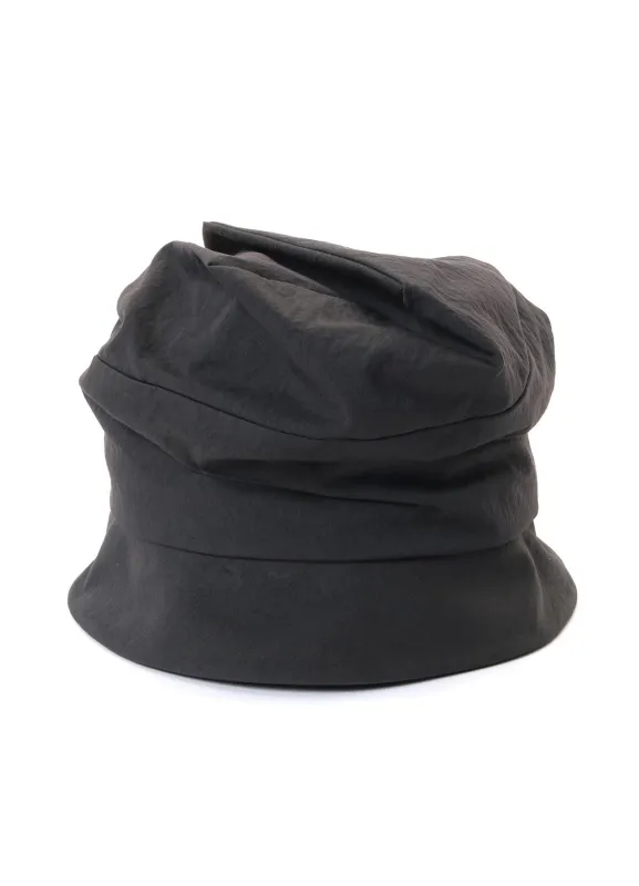 C/NY GABARDINE SQUARE TUCK HAT made by Yohji Yamamoto