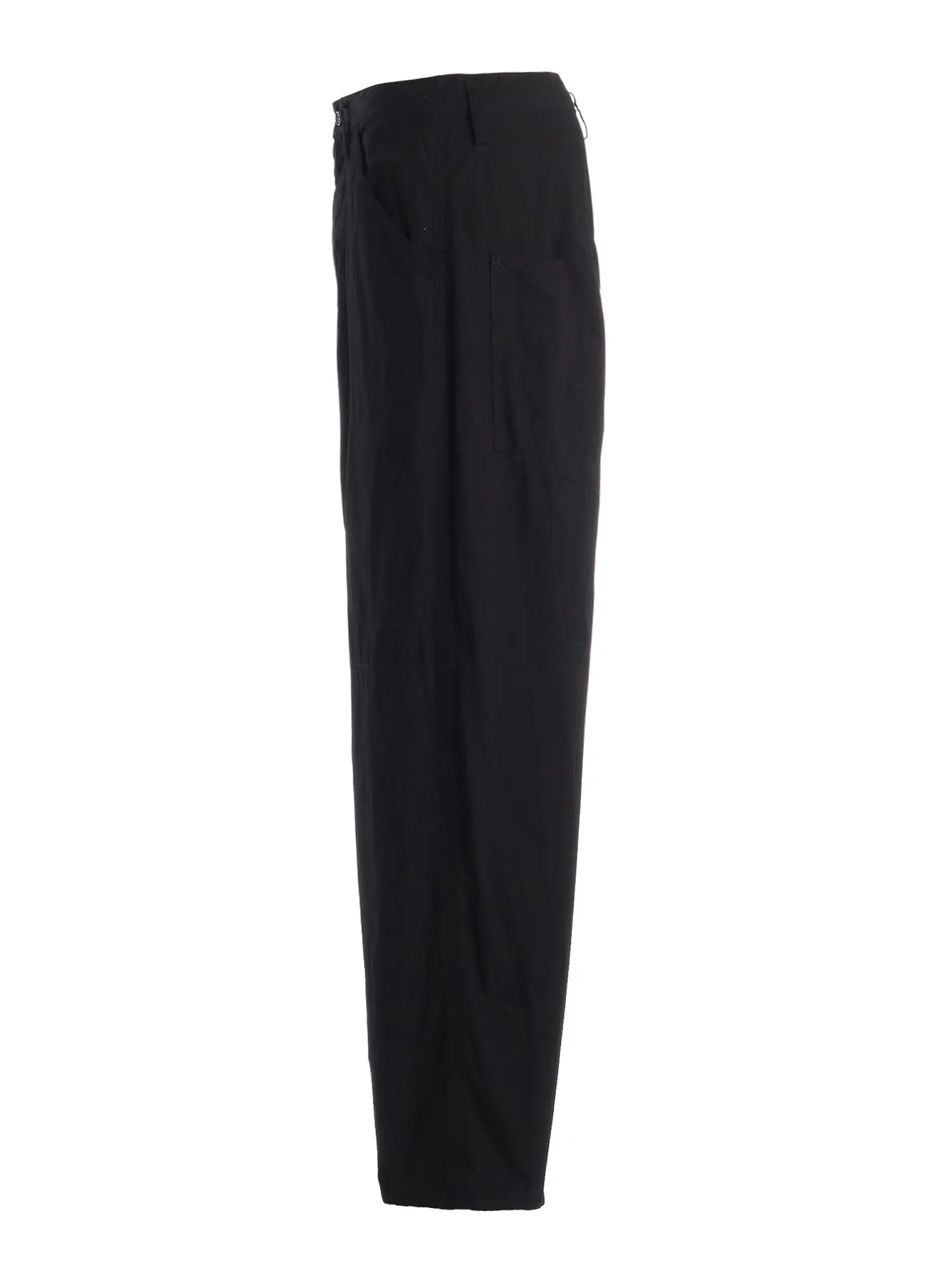 COTTON TYPEWRITER WORK PANTS sold by Yohji Yamamoto product image thumbnail 3