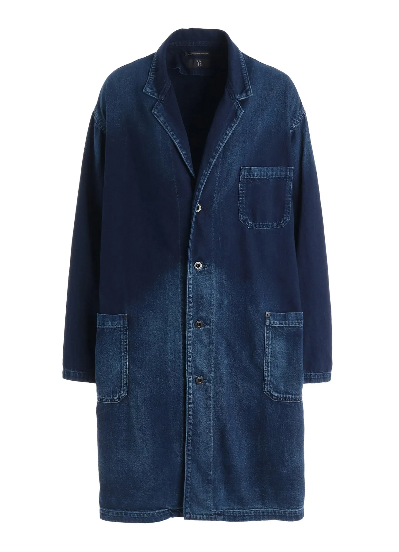 8OZ SPOTTED DENIM WORK JACKET sold by Yohji Yamamoto product image thumbnail 2