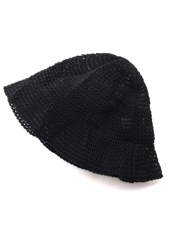 OPENWORK KNIT THERMOS HAT made by Yohji Yamamoto
