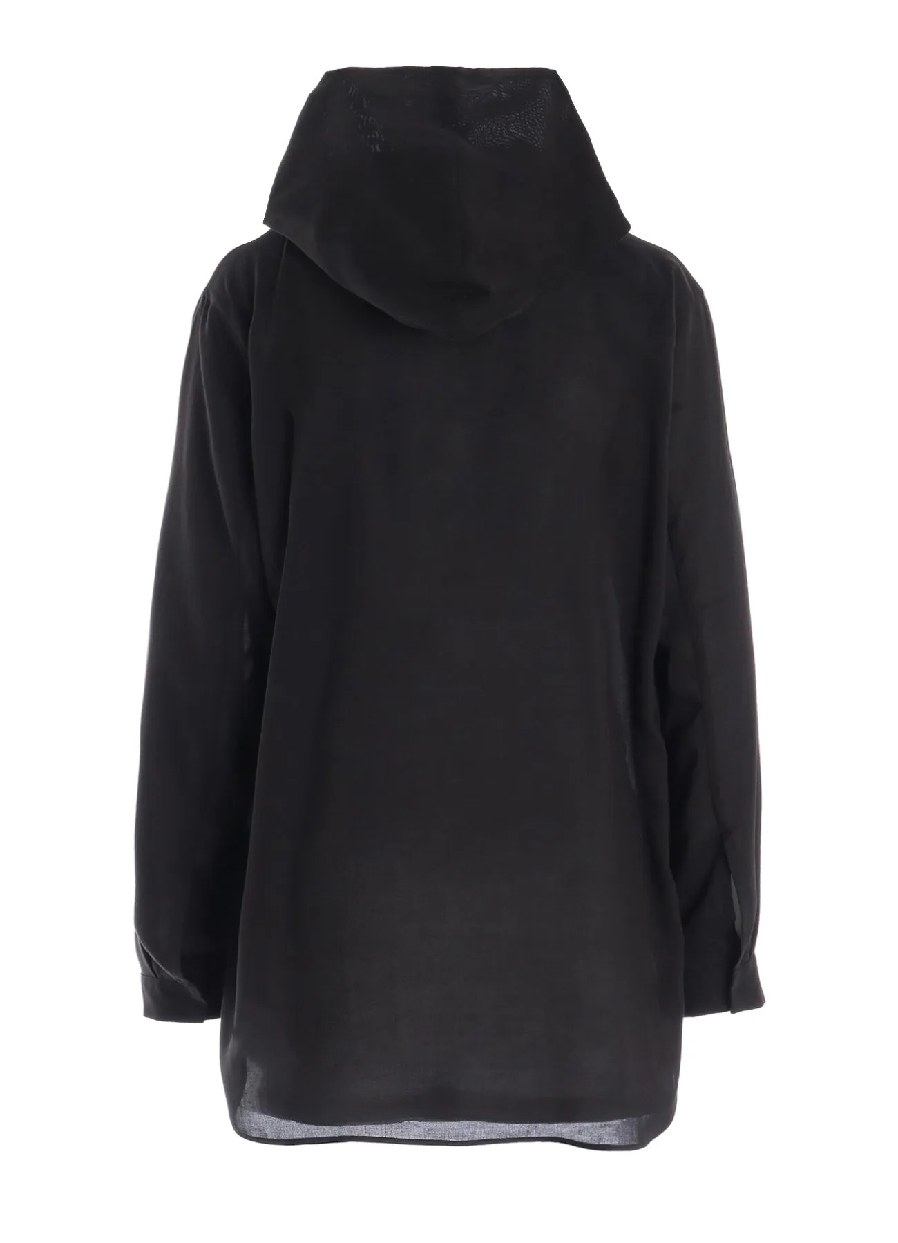 CELLULOSE LAWN HOODED BLOUSE sold by Yohji Yamamoto product image thumbnail 3