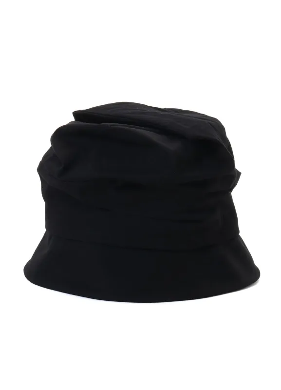 C/NY GABARDINE SQUARE TUCK HAT made by Yohji Yamamoto