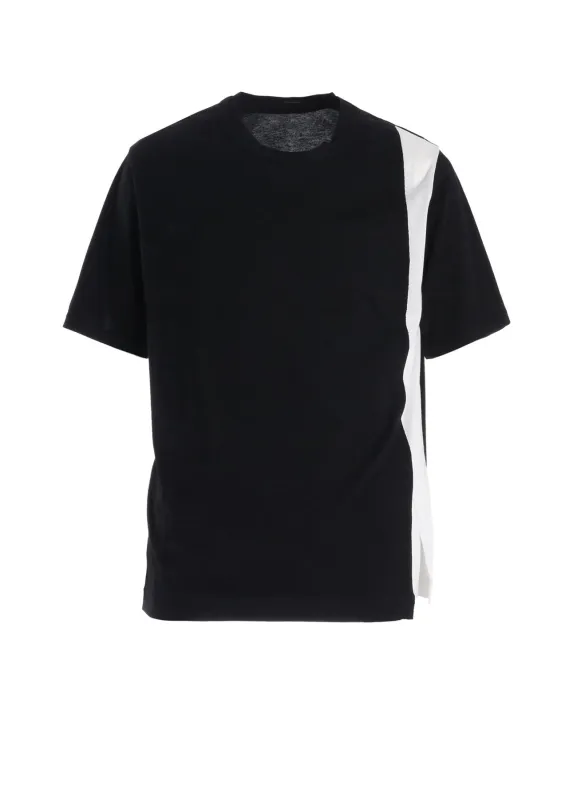 COMBINATION JERSEY MIX T-SHIRT made by Yohji Yamamoto