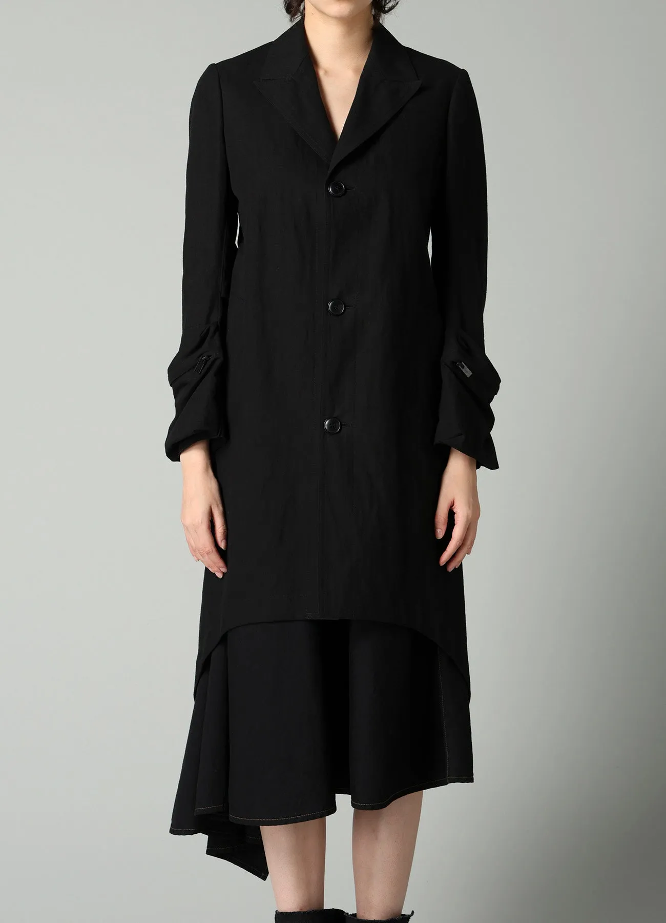 C/Li POPLIN SLEEVE POCKET COAT sold by Yohji Yamamoto product image thumbnail 4