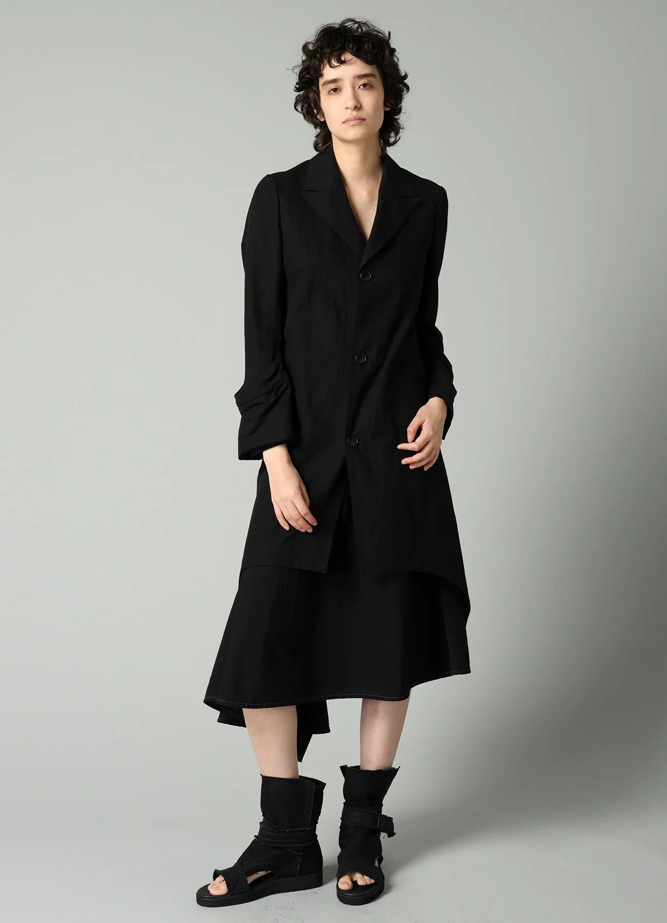 C/Li POPLIN SLEEVE POCKET COAT sold by Yohji Yamamoto product image thumbnail 2