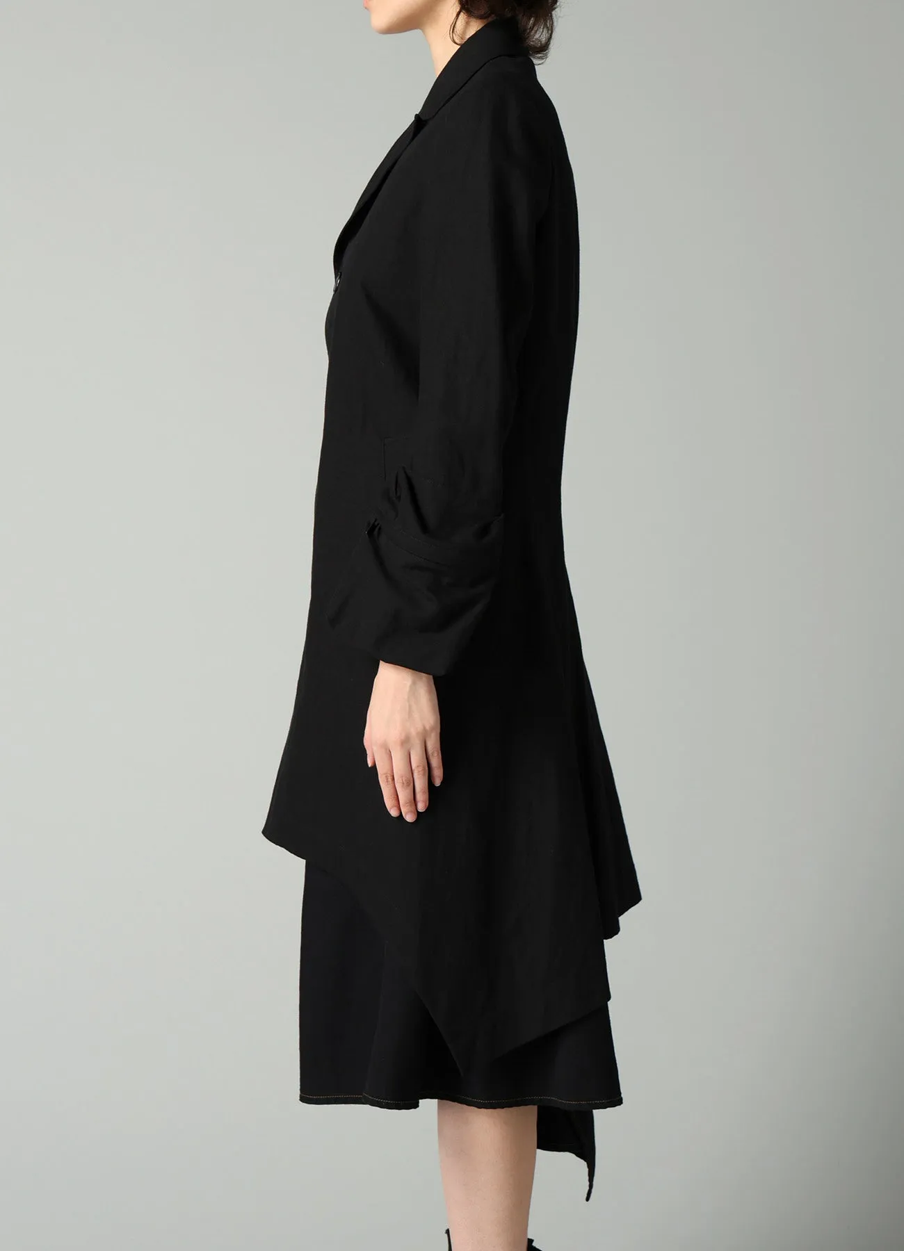 C/Li POPLIN SLEEVE POCKET COAT sold by Yohji Yamamoto product image thumbnail 3