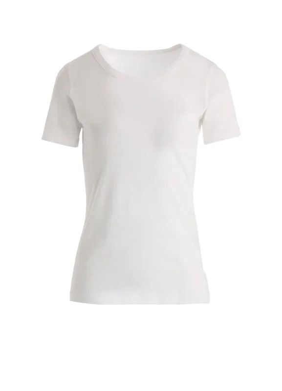 HIGH TWISTED SINGLE JERSEY SHORT SLV ROUND NECK T made by Yohji Yamamoto